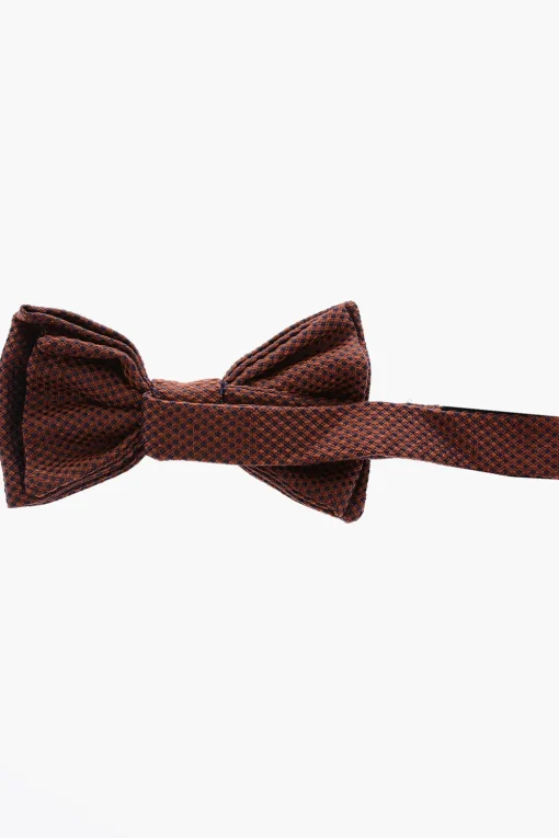 Online Papillon in seta Pin Point Uomo Cravatte