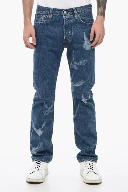3.PARADIS Jeans Stampati a Gamba Dritta 18cm L.32>Levi's Fashion