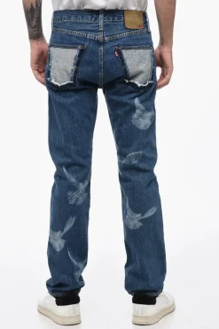 3.PARADIS Jeans Stampati a Gamba Dritta 18cm L.32>Levi's Fashion