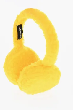 Paraorecchie in Tessuto Morbido con Ricamo Logo></noscript>Dsquared2 Sale