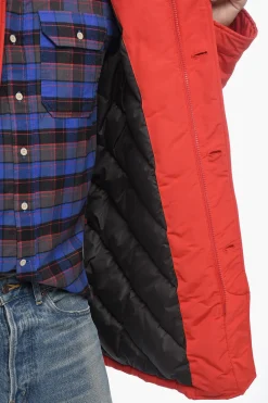 Hot Parka DAYTONA con Vera Pelliccia di Coyote Uomo Cappotti E Trench