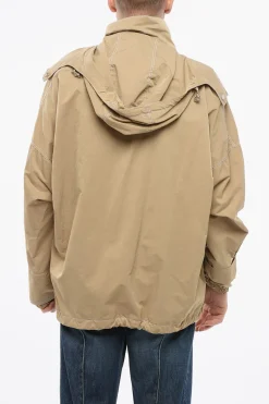 Parka in Nylon Tech con Cuciture a Vista>Bottega Veneta Best