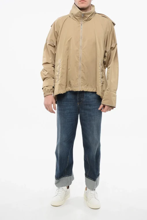 Parka in Nylon Tech con Cuciture a Vista>Bottega Veneta Best