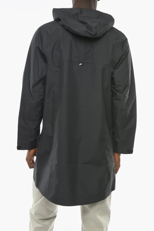 Parka in Tinta Unita con Cappuccio e Chiusura a Scomparsa>Nike Outlet