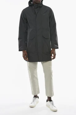 Parka in Tinta Unita con Cappuccio e Chiusura a Scomparsa></noscript>Nike Outlet