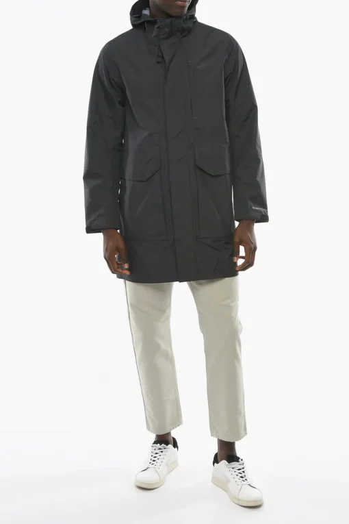 Parka in Tinta Unita con Cappuccio e Chiusura a Scomparsa>Nike Outlet