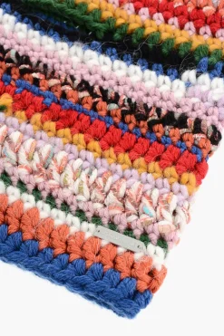 Online Passamontagna in Misto Lana con Logo Argentato Donna Cappelli