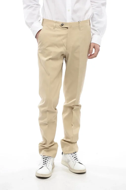 Pataloni Chino Slim Fit Con Tasche Zip>Corneliani Outlet