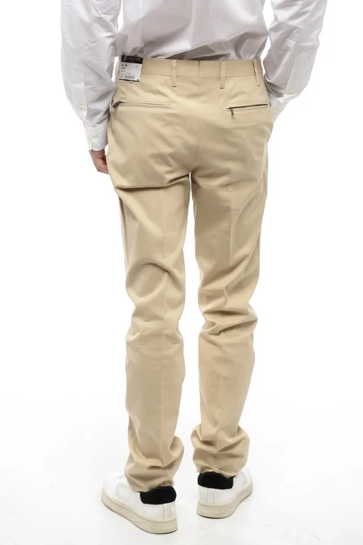 Pataloni Chino Slim Fit Con Tasche Zip>Corneliani Outlet