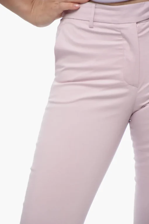 Outlet Pataloni Cropped Fit NELLIE con Fondo Bootcut Donna Pantaloni