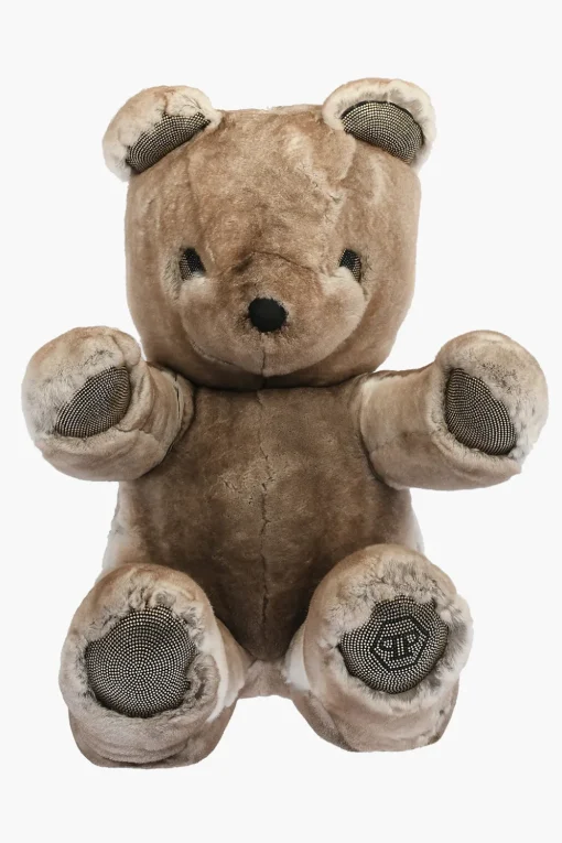 Peluche Teddy Bear 70 in Pelliccia con Strass>Philipp Plein Sale