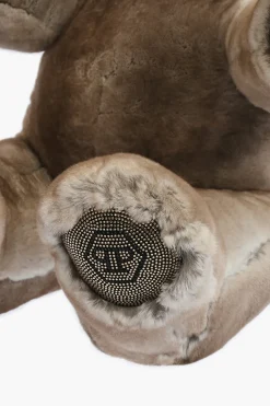 Peluche Teddy Bear 70 in Pelliccia con Strass></noscript>Philipp Plein Sale