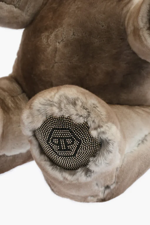 Peluche Teddy Bear 70 in Pelliccia con Strass>Philipp Plein Sale