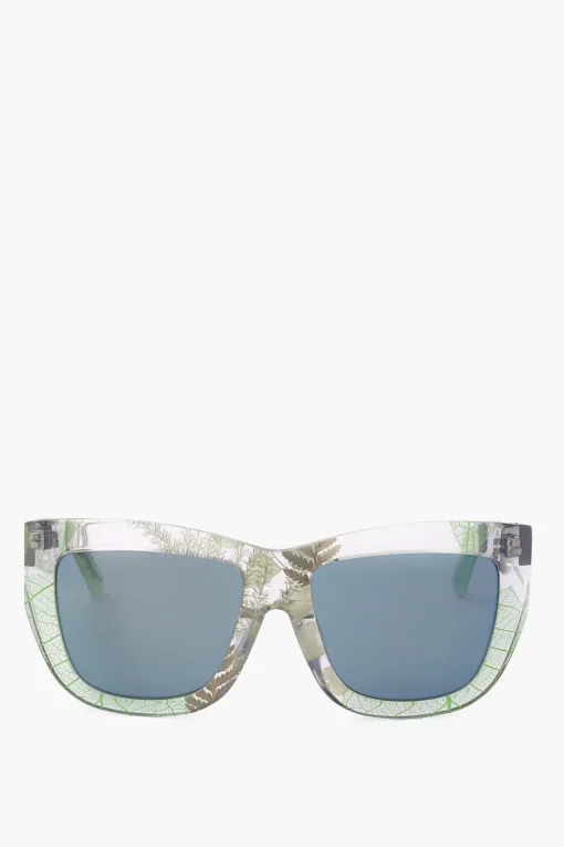 PHILLIP LIM Occhiali da Sole Wayfarer con Motivo Vegetale>Linda Farrow Clearance