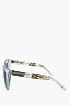 PHILLIP LIM Occhiali da Sole Wayfarer con Motivo Vegetale></noscript>Linda Farrow Clearance