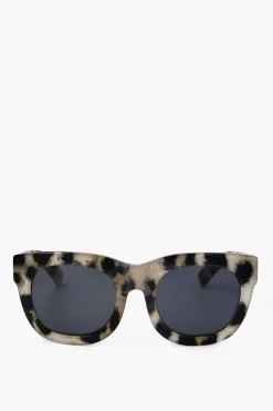 PHILLIP LIM Occhiali da Sole Wayfarer con Motivo Animalier>Linda Farrow New