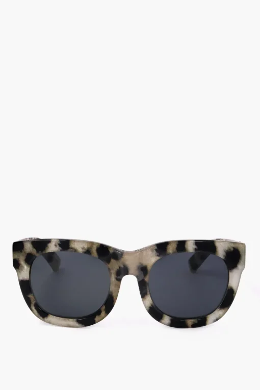 PHILLIP LIM Occhiali da Sole Wayfarer con Motivo Animalier>Linda Farrow New