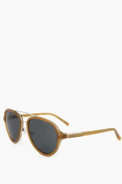 New PHILLIP LIM Occhiali da Sole Aviator con Ponte in Metallo Uomo Occhiali Da Sole