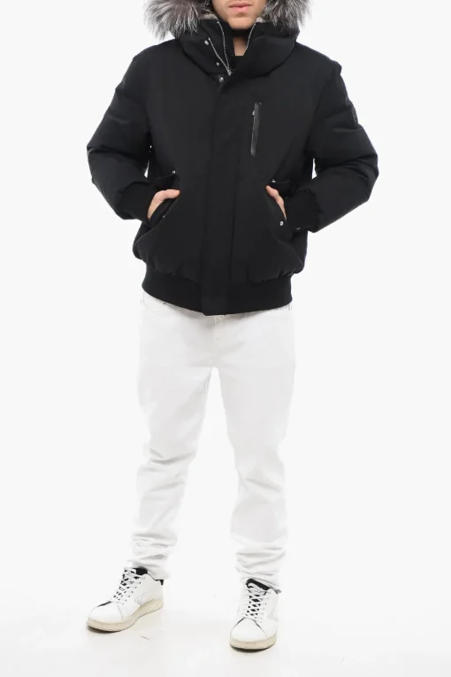 Piuminio DIXON In Misto Nylon Con Pelliccia>Mackage Discount