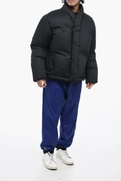 Sale Piumino a Kimono Oversize con Polsini Uomo Giubbotti