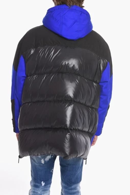 Discount Piumino Bicolore con Maxi Tasche Uomo Giubbotti