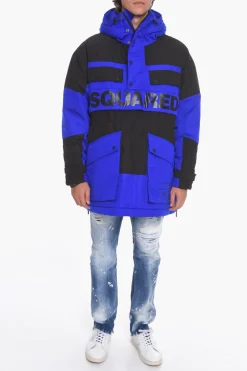 Discount Piumino Bicolore con Maxi Tasche Uomo Giubbotti