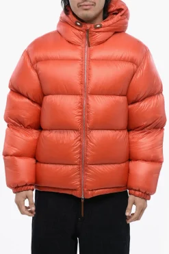 Piumino Con Cappuccio Trapuntato In Rip-Stop>Jil Sander Sale