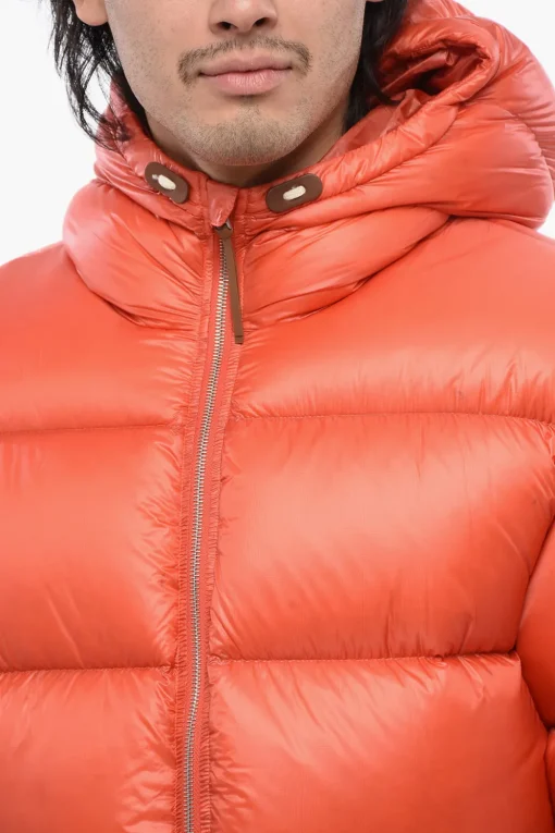 Piumino Con Cappuccio Trapuntato In Rip-Stop>Jil Sander Sale