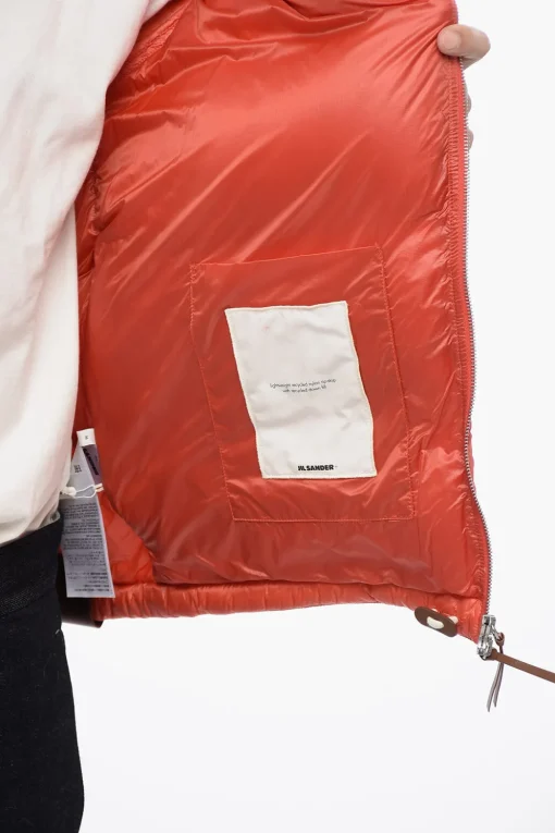 Piumino Con Cappuccio Trapuntato In Rip-Stop>Jil Sander Sale