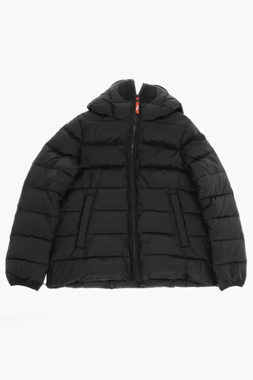 Piumino in Nylon con Pom Pom sul Cappuccio>Ai-Riders Discount