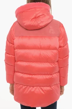Fashion Piumino in Nylon SHASTA Con Dettagli in Pelliccia Donna Giubbotti