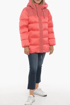 Fashion Piumino in Nylon SHASTA Con Dettagli in Pelliccia Donna Giubbotti