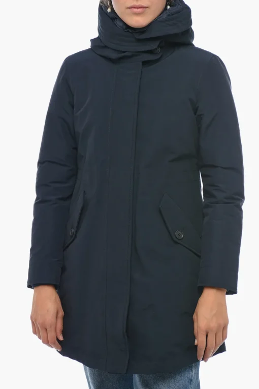 Piumino in Tinta Unita con Interno Removibile>Woolrich Best
