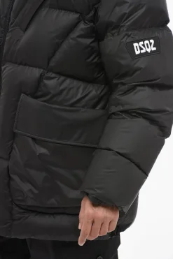 Sale Piumino Oversized con Tasche ad Aletta Uomo Giubbotti