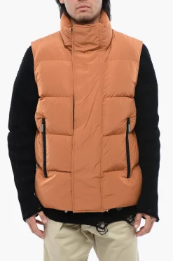 Best Piumino Smanicato con Velcro Logato Uomo Giubbotti|Giacche