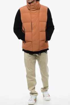 Best Piumino Smanicato con Velcro Logato Uomo Giubbotti|Giacche