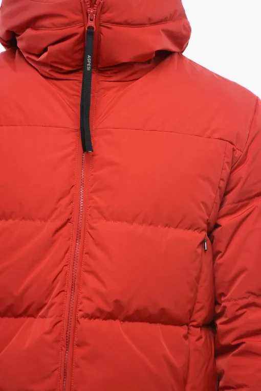 Piumino Trapuntato con Zip Frontale e Cappuccio>Aspesi Best