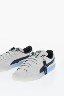 Clearance PLAYSTATION Sneakers Basse in Suede con Logo All-Over Donna Sneaker