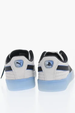 Clearance PLAYSTATION Sneakers Basse in Suede con Logo All-Over Donna Sneaker