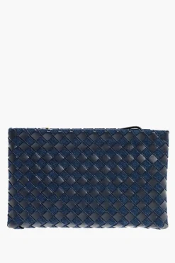 Pochette ABYSS in Pelle e Denim Intracciati>Bottega Veneta Hot