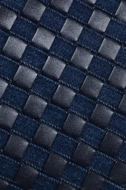 Pochette ABYSS in Pelle e Denim Intracciati></noscript>Bottega Veneta Hot