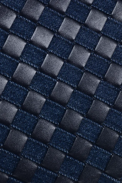 Pochette ABYSS in Pelle e Denim Intracciati>Bottega Veneta Hot