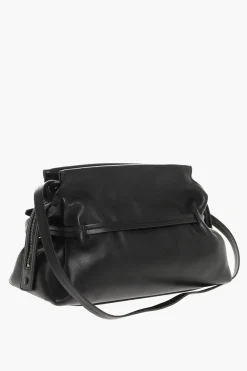 Pochette in Pelle a Tinta Unita>Off-White Hot