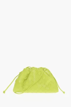 Clearance Pochette MINI POUCH in Pelle Intrecciata Donna Pochette E Buste