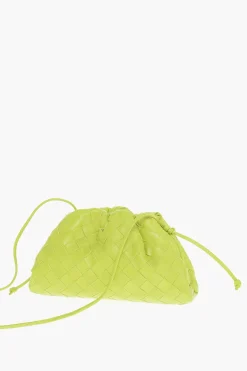 Clearance Pochette MINI POUCH in Pelle Intrecciata Donna Pochette E Buste