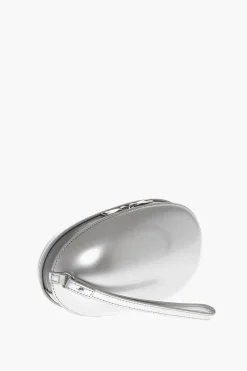 Discount Pochette Rigida 1-DR FOLD a Forma Ovale con Logo Oval D in Rilievo Donna Pochette E Buste