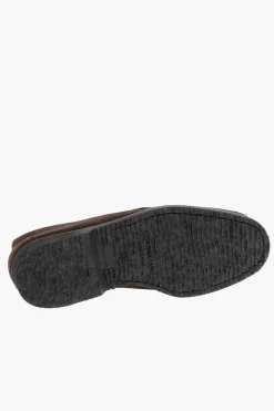 Discount Polacchine In Suede Con Suola In Gomma Uomo Stringate