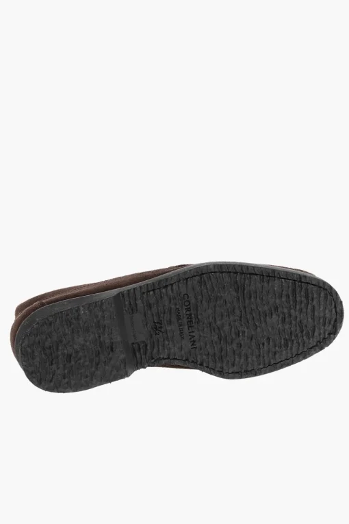 Discount Polacchine In Suede Con Suola In Gomma Uomo Stringate