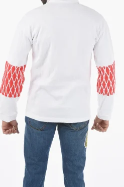 Clearance Polo a 2 Bottoni Rugby Trapuntata Uomo T-Shirt