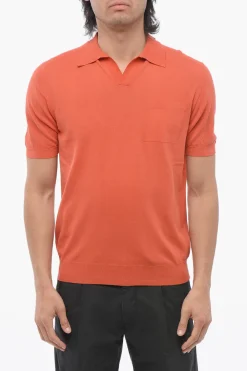 Discount Polo A Maniche Corte Con Taschino Uomo T-Shirt